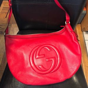 Red authentic Gucci bag